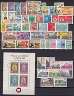1963 yl pullar komple arniyersiz Kat 454 | Çankaya Müzayede | Yl Seti 19611970  