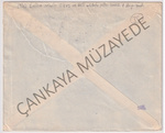 1941 Balkan Antant 10k ve Milli Mdafaa 1k pullu Mustafa Haydar Nazl  zmir antetli ZMR1 damgal svee gnderilmi zarf | Çankaya Müzayede | Cumhuriyet  