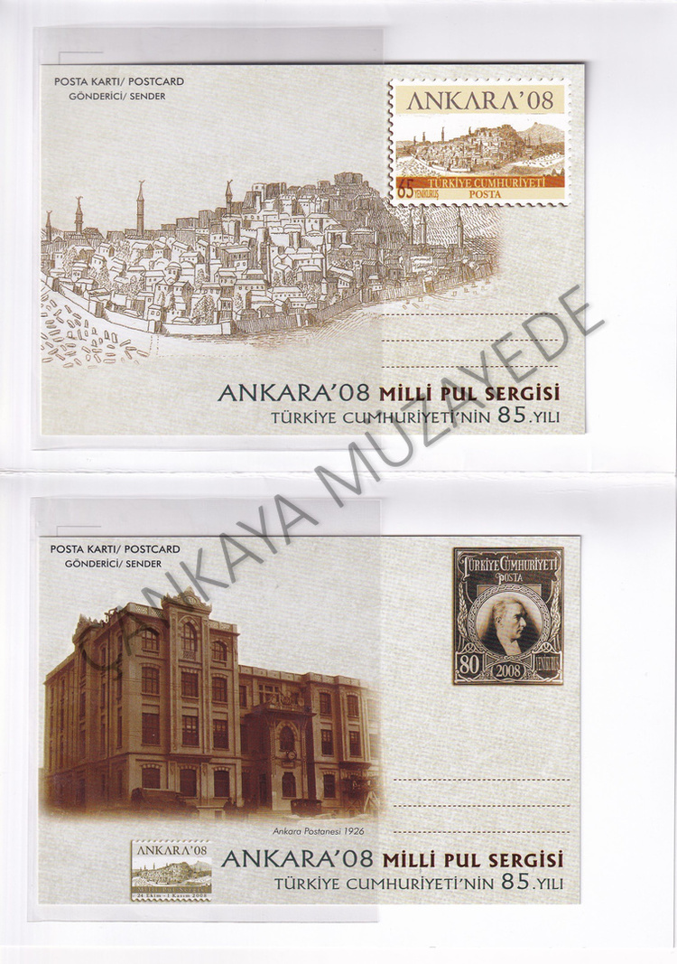 2008 Ankara08 Milli Pul Sergisi portfy AN39396 | Çankaya Müzayede | PORTFY
