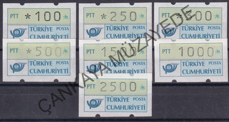 1991 III Grup Otomat Pullar ISF OT2026 Kat 200 | Çankaya Müzayede | 19912000