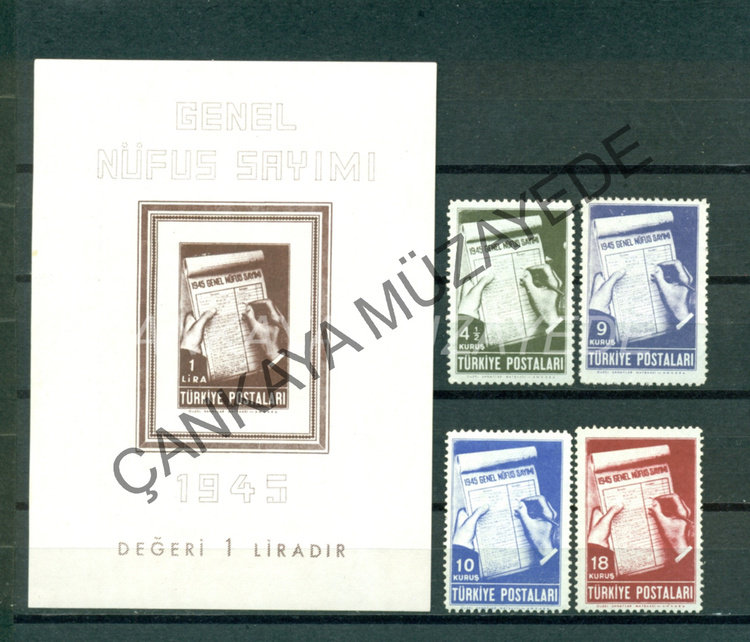1945 yl pullar komple arniyersiz Kat 785 | Çankaya Müzayede | Yl Seti 19411950