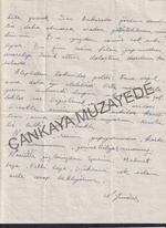 Ressam Nedim Gnsre ait 195572 tarihleri arasnda 10 adet mektup | Çankaya Müzayede | mzal Mektuplar  